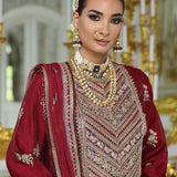 3PC FESTIVE FORMAL EMBROIDERED SUIT (JI001)