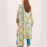 3PC UNSTITCHED - PRINTED CAMBRIC LAWN SUIT