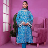 3pc Unstitched - Printed Lawn Suit