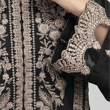 2PC Stitched Cambric Embroidered Suit (PML2PEC238)