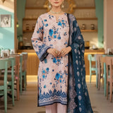 3PC Unstitched Cambric Printed Suit (SSW6U3P850)