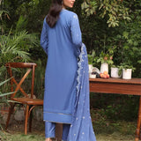 CHIKANKARI CAMBRIC EMBROIDERED SUIT