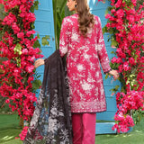 3PC LUXURY CAMBRIC EMBROIDERED SUIT