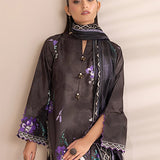 3PC Unstitched Printed Lawn Silk Suit (ASI168)