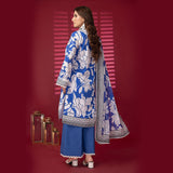 3pc Unstitched - Printed Lawn Suit