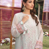 3PC FESTIVE STITCHED CHIFFON EMBROIDERED SUIT