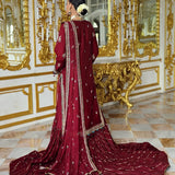 3PC FESTIVE FORMAL EMBROIDERED SUIT (JI001)