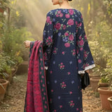 3PC Unstitched Khaddar Printed Suit (SUNS7ASI500)