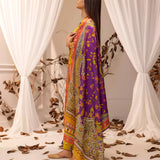 3PC UNSTITCHED LUXURY KHADDAR EMBROIDERED SUIT