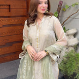 3PC Unstitched Festive Embroidered Suit (SUNW7NO090)