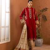 2PC Stitched Jacquard Embroidered Shirt Dupatta (SPL2PEC033)