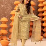 3PC Unstitched Festive Embroidered Suit (SUNS7JI056)