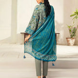 3PC Unstitched Doria Cambric Printed Suit (P284)