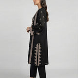 2PC Stitched Cambric Embroidered Suit (PML2PEC238)