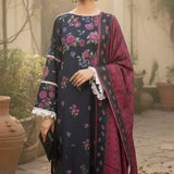 3PC Unstitched Khaddar Printed Suit (SUNS7ASI500)