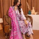 3PC UNSTITCHED EMBROIDERED LUXURY KHADDAR SUIT