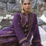 REGALIA-EMBROIDERED LUXURY CAMBRIC UNSTITCHED 3PCS
