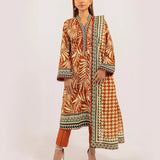 3PC UNSTITCHED - PRINTED CAMBRIC LAWN SUIT