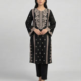 2PC Stitched Cambric Embroidered Suit (PML2PEC238)