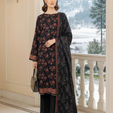 3PC Unstitched Khaddar Printed Suit (SSW6U3P829)