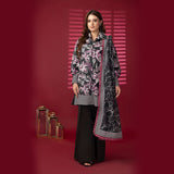 3pc Unstitched - Printed Lawn Suit