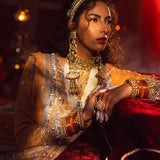 3PC FESTIVE FORMAL EMBROIDERED SUIT (LA23NO4)