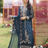 3PC STITCHED FESTIVE CHIFFON EMBROIDERED SUIT