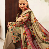 3PC Unstitched Doria Cambric Printed Suit (P285)