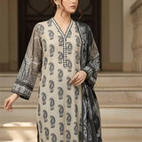 2PC Stitched Poly Viscose (Shirt+ Dupatta) (ML2PEC256)