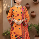 3PC Unstitched Printed Khaddar Suit (SUNS7ASI257)