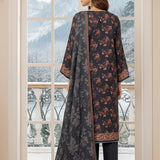 3PC Unstitched Khaddar Printed Suit (SSW6U3P829)