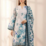 3PC Unstitched Printed Khaddar Suit (SSW6U3P804)