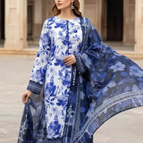 3PC Unstitched Printed Cambric Suit (SSW6U3P396)