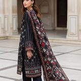 3PC Unstitched Printed Cambric Suit (SSW6U3P387)