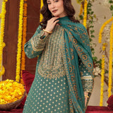 3PC Unstitched Festive Embroidered Suit (SUNW6NO039)
