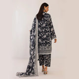 3pc Unstitched - Printed Lawn Suit