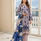 3PC Unstitched Khaddar Printed Suit (SSW6U3P830)