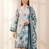 3PC Unstitched Printed Khaddar Suit (SSW6U3P804)