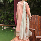 3PC UNSTITCHED FORMAL EMBROIDERED SUIT