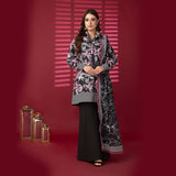 3pc Unstitched - Printed Lawn Suit