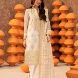 3PC Unstitched Festive Embroidered Suit (SUNS7JI059)