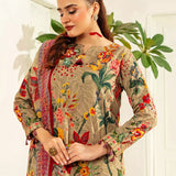 3PC Unstitched Doria Cambric Printed Suit (P285)