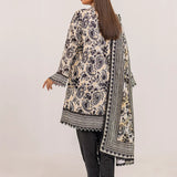 3PC UNSTITCHED - PRINTED CAMBRIC LAWN SUIT