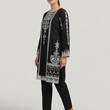 2PC Stitched Cambric Embroidered Suit (PML2PEC241)