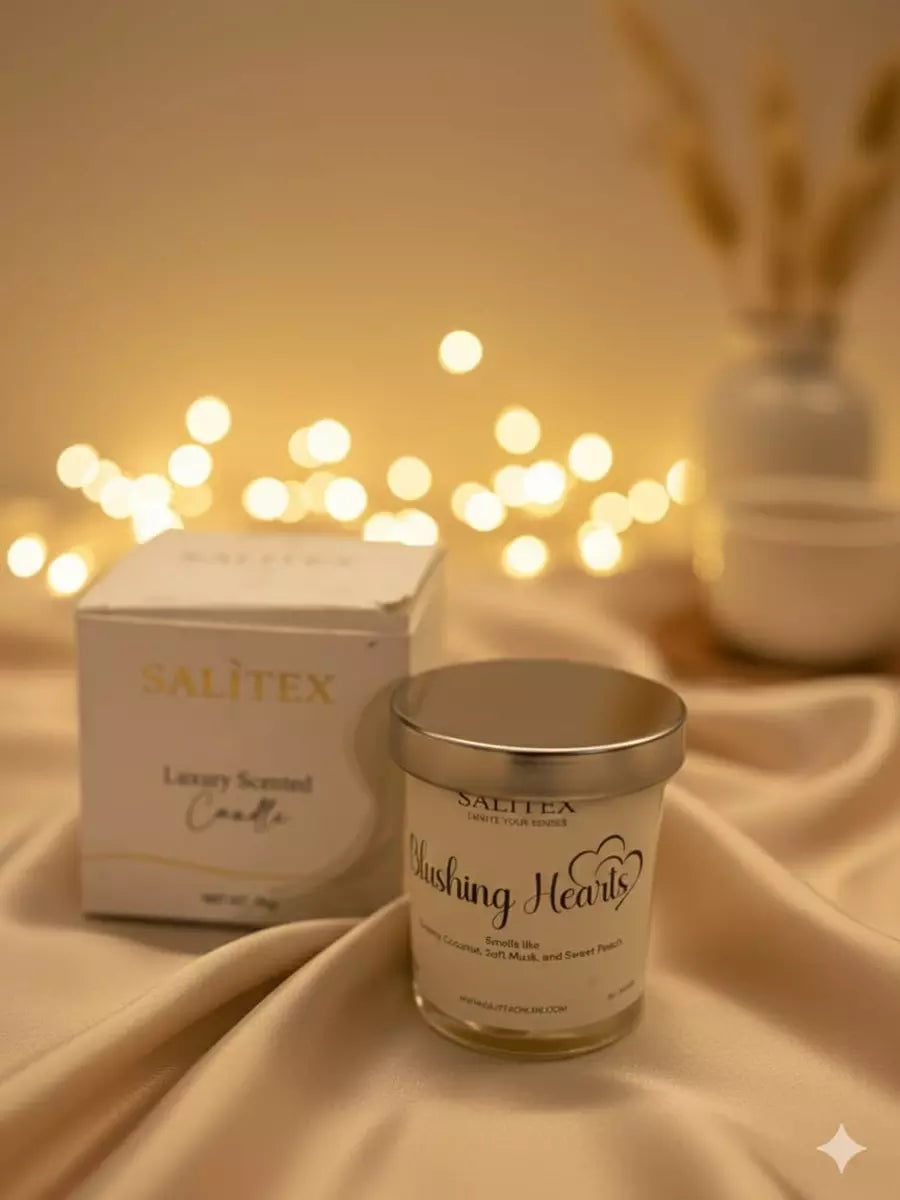 Blushing Hearts Luxury Scented Candle