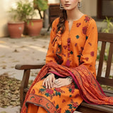 3PC Unstitched Printed Khaddar Suit (SUNS7ASI257)