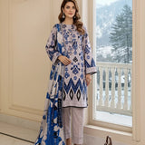 3PC Unstitched Khaddar Printed Suit (SSW6U3P830)
