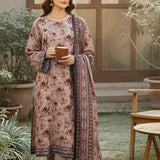 3PC Unstitched Khaddar Printed Suit (SSW6U3P840)