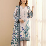 3PC Unstitched Printed Khaddar Suit (SSW6U3P804)