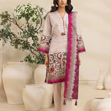 3PC Unstitched Printed Lawn Suit (P380)